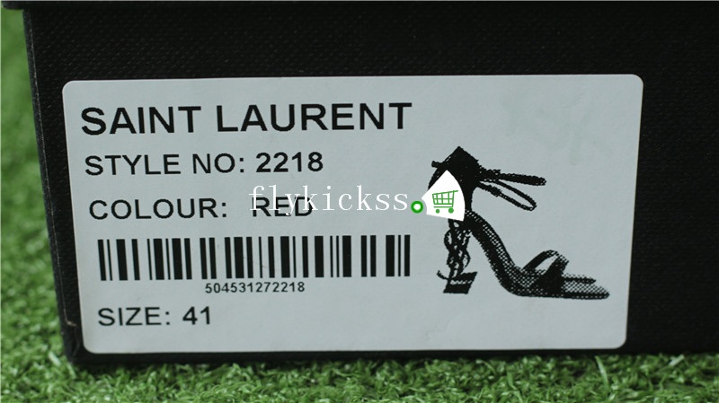 Red Saint Laurent YSL Heels
